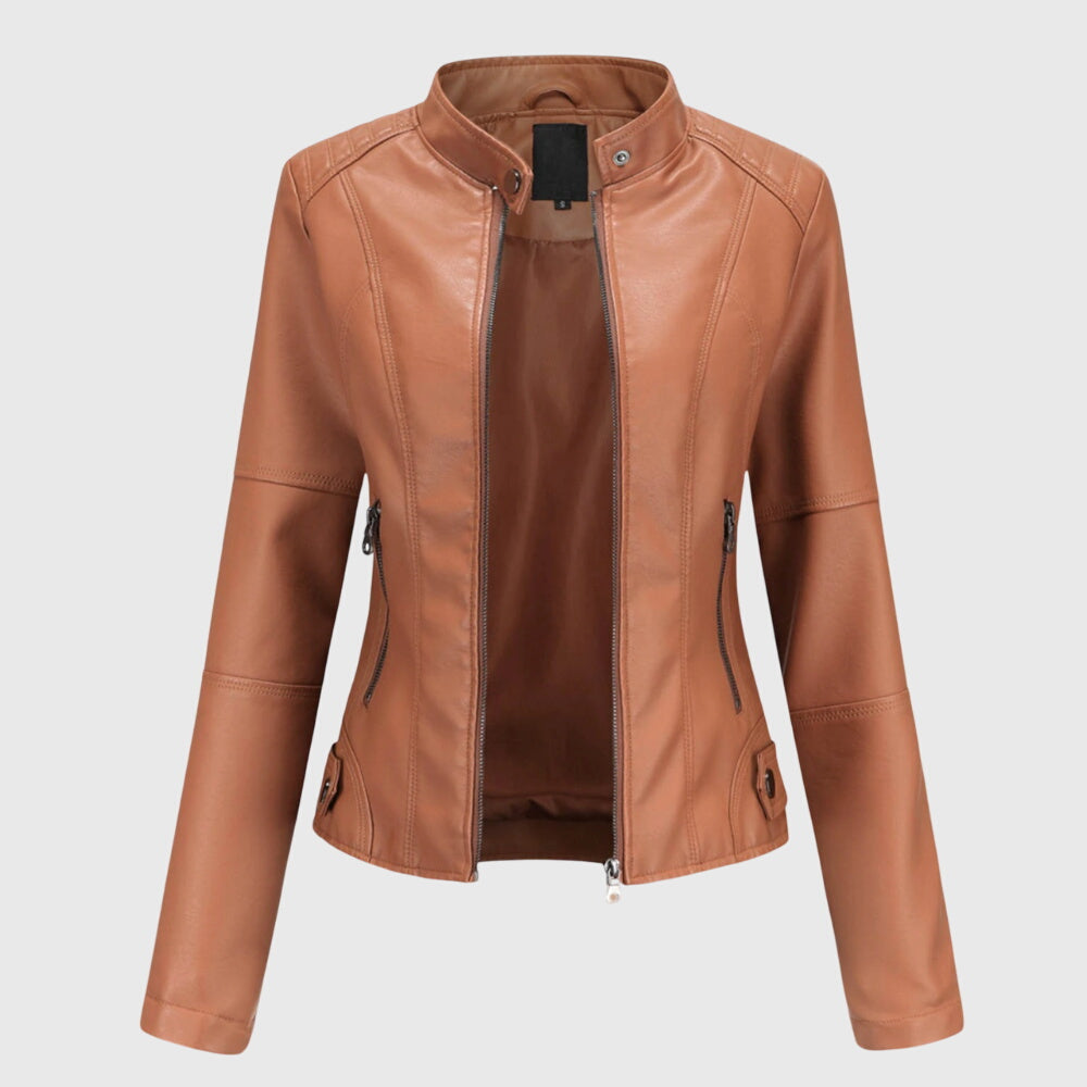 Giorgina™ – Stylová kožená bunda pro ženy