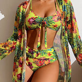 Klára - Floral Skirt Bikini