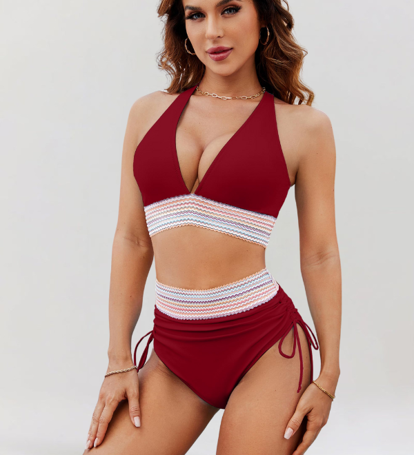 LIDIA - Bikini set s kontrolou bříška a vysokým pasem