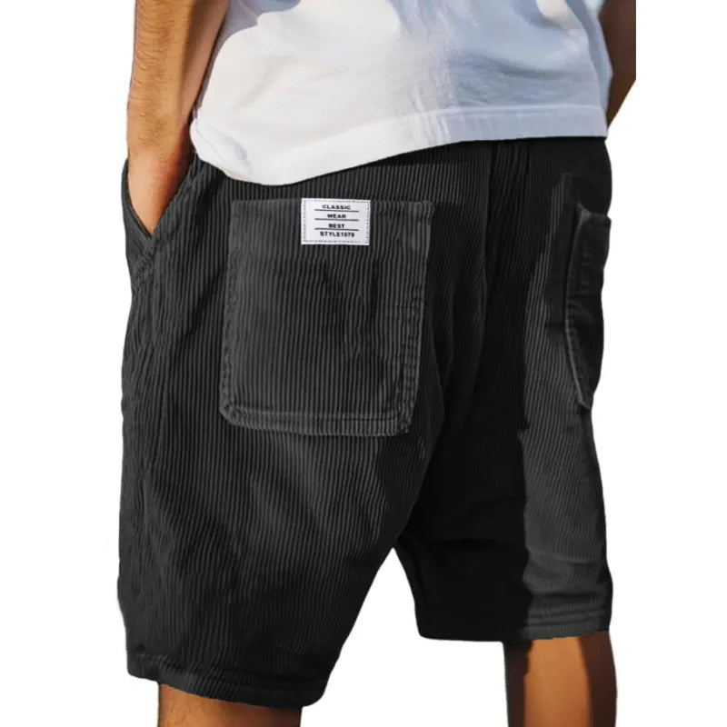 Tomáš – Comfortable Velour Shorts with an Elastic Waist for Everyday Style