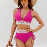 LIDIA - Bikiny set s kontrolou bříška a vysokým pasem