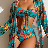 Klára - Floral Skirt Bikini