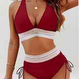 LIDIA - Bikiny set s kontrolou bříška a vysokým pasem