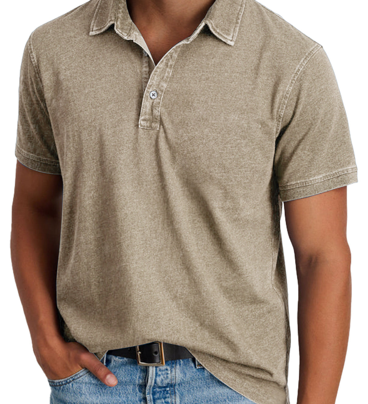 Tomáš – Timeless Men's Polo Shirt with a Clean Cut
