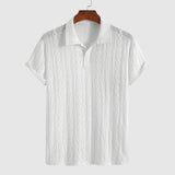Libuše – Delicate knitted polo with textured design