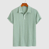 Libuše – Delicate knitted polo with textured design