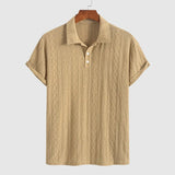 Libuše – Delicate knitted polo with textured design