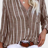 Débora - Hand-made striped shirt