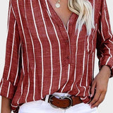 Débora - Hand-made striped shirt