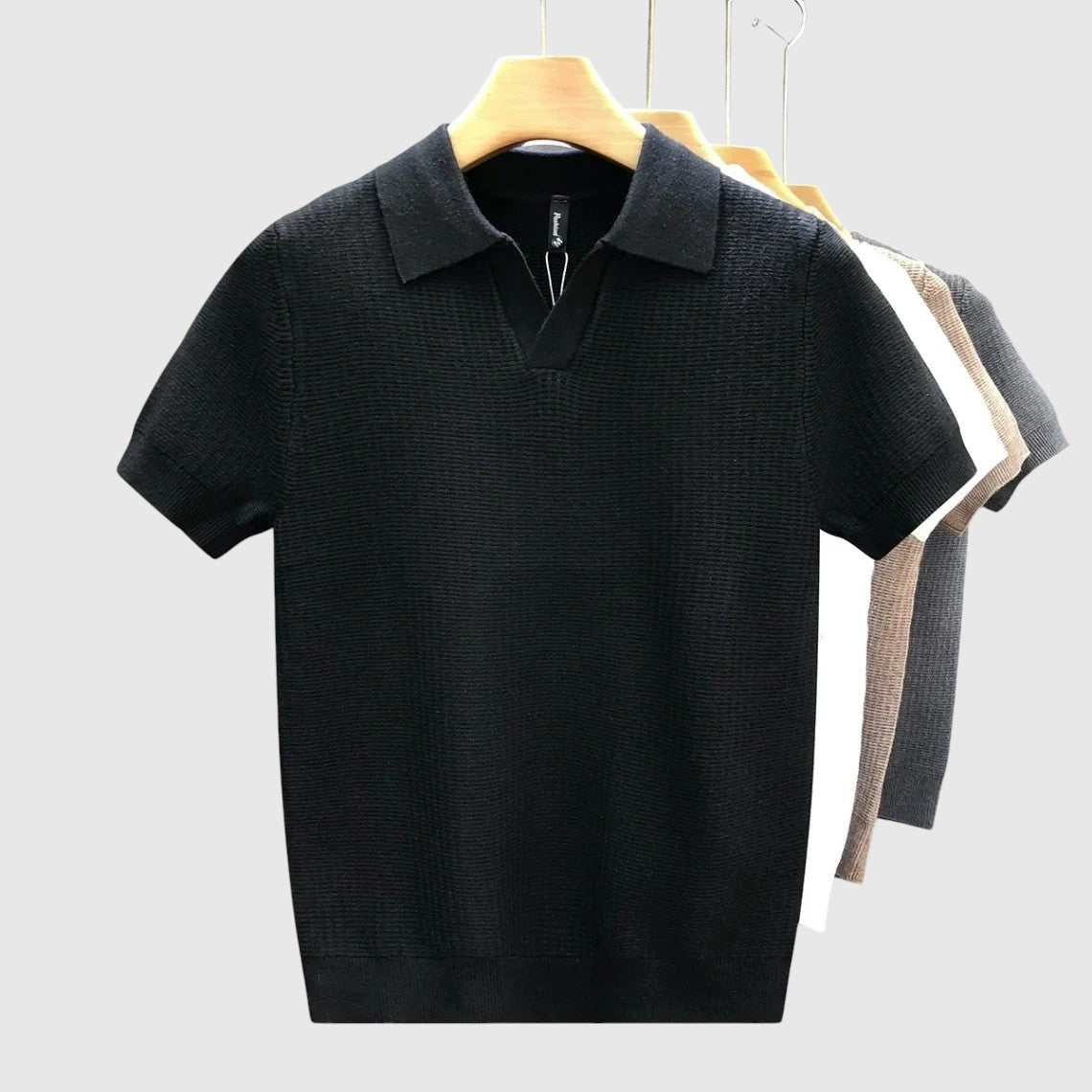 Libuše - Breathable knit polo shirt