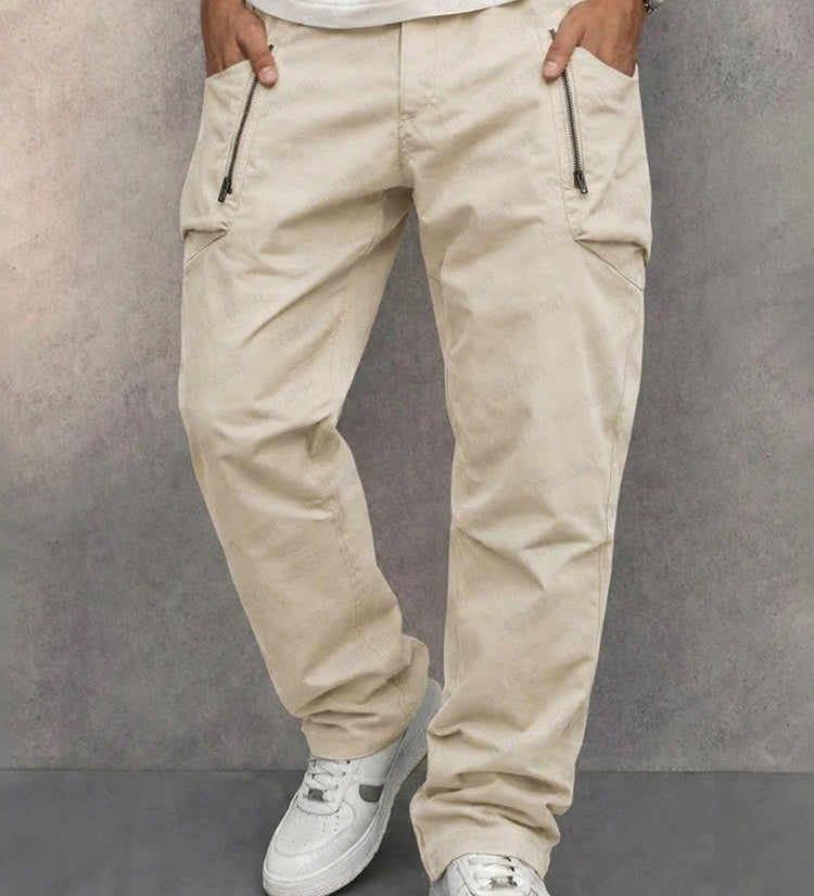 Matěj – Versatile leisure trousers with functional zip pockets
