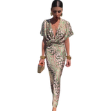 Veronika –  Elegantní zavinovací maxi šaty
