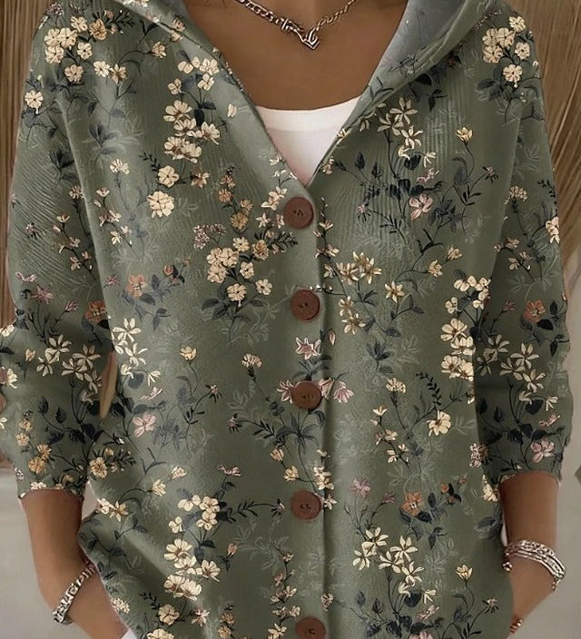 Věra | Stylish Warm Cardigan with Artistic Pattern