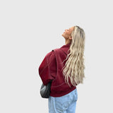 Faye™ – Oversized kožená bunda
