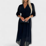 Marie – Stylové zavinovací šaty